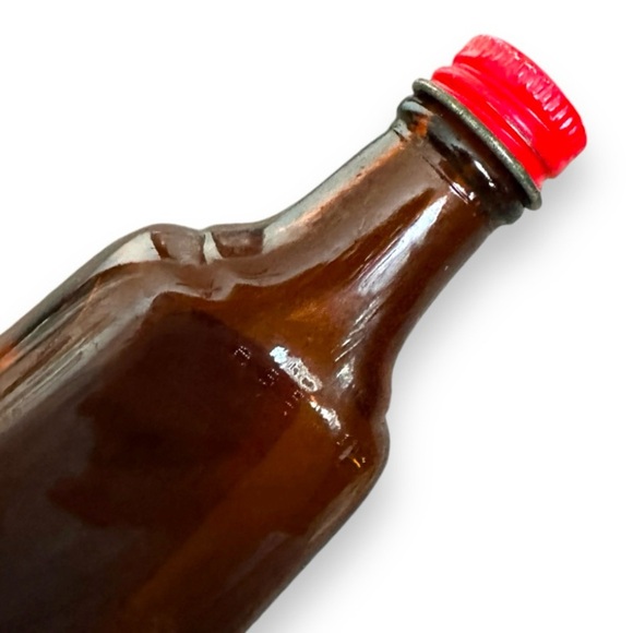 Vintage 80s McCormick Imitation Maple Flavor Brown Glass BOTTLE ONLY - Picture 5 of 7